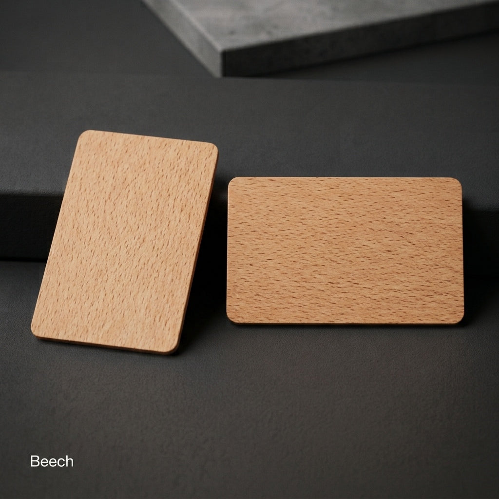 Eco-Friendly Wooden Hotel Key Card with RFID