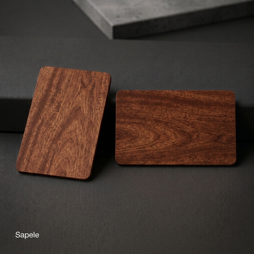 Eco-Friendly Wooden Hotel Key Card with RFID